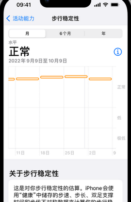 五华iPhone手机维修如何在iPhone开启'步行稳定性通知'